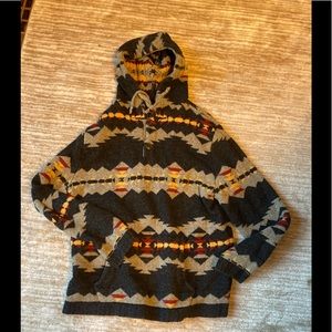 AEO Native American Patterned Hoody (L)